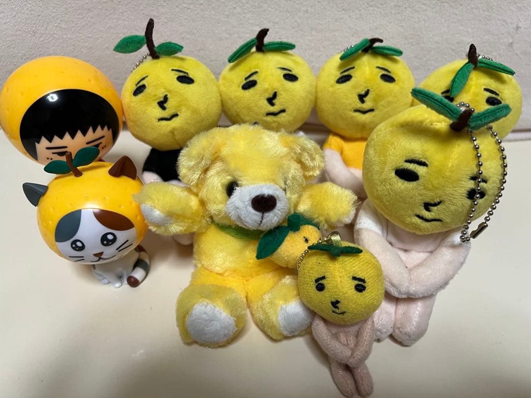 ゆず　まとめ売り　ゆず太郎・ゆずマン・あくびちゃん・ゆずベア　ぬいぐるみなど