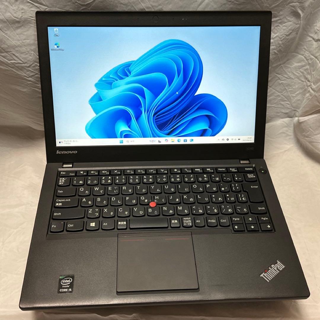 Windowsノート本体 ThinkPad X240 core-i5 8G/250G Windows11