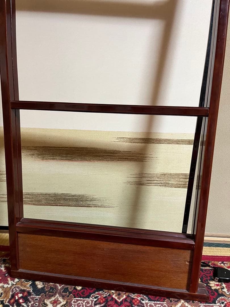 昭和レトロ木製 衣紋掛け ハンガーラック 折り畳み式 古道具 古民家　衣桁