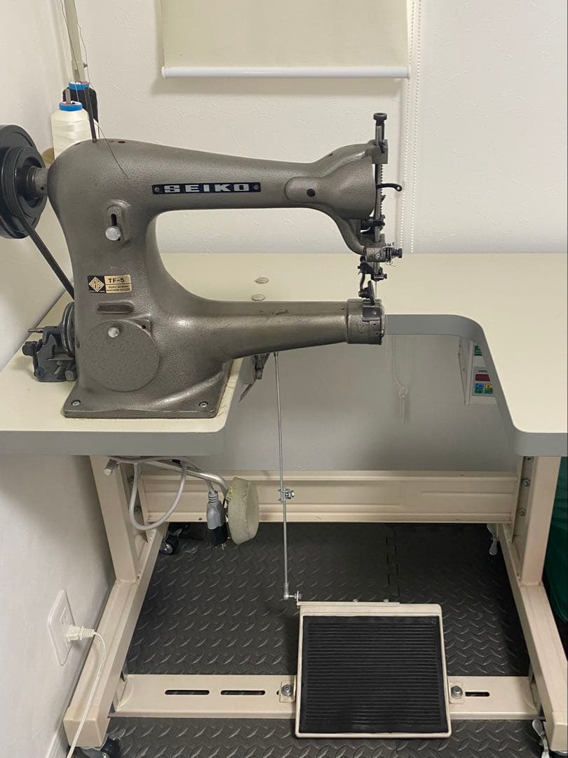 SEIKO TF-5 腕ミシン(革縫製等)クラッチモータ付き
