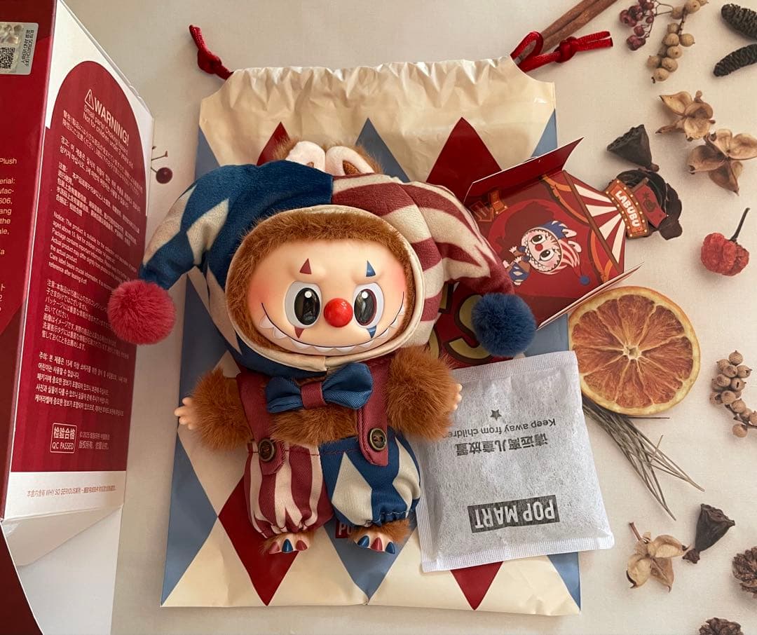 POP MART Why So Serious ピエロぬいぐるみ