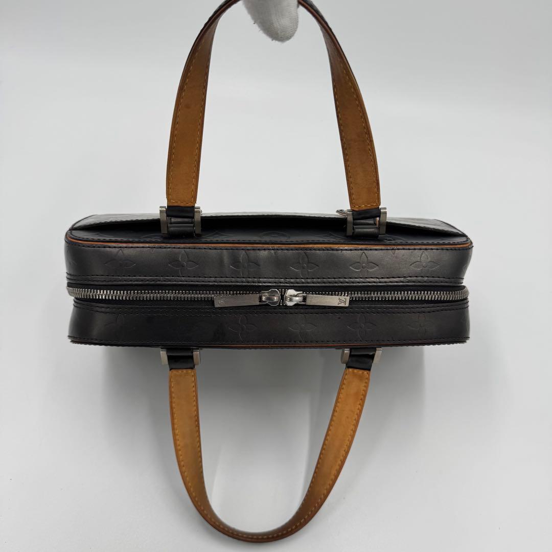 ルイヴィトン モノグラム マット シェルトン ハンドバッグ ノワール