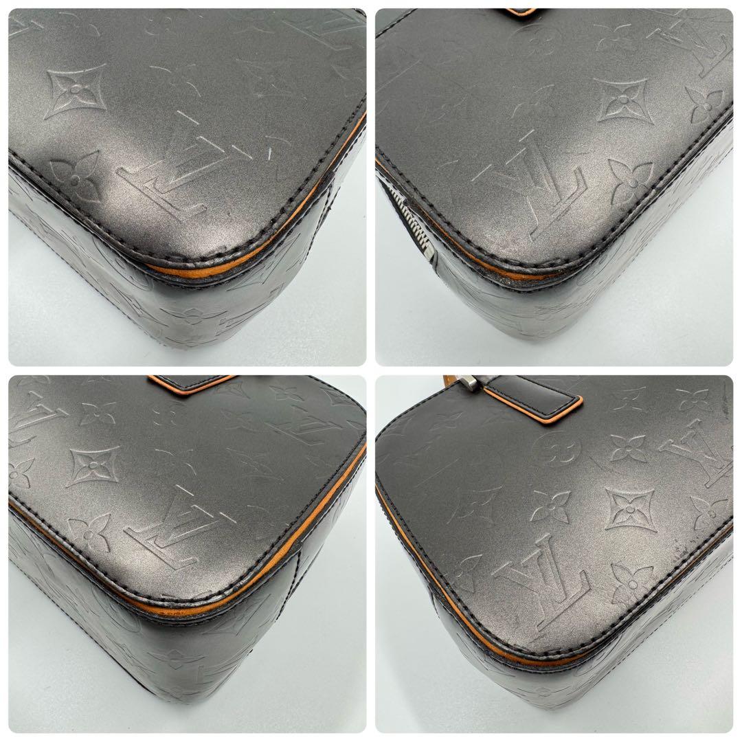 ルイヴィトン モノグラム マット シェルトン ハンドバッグ ノワール