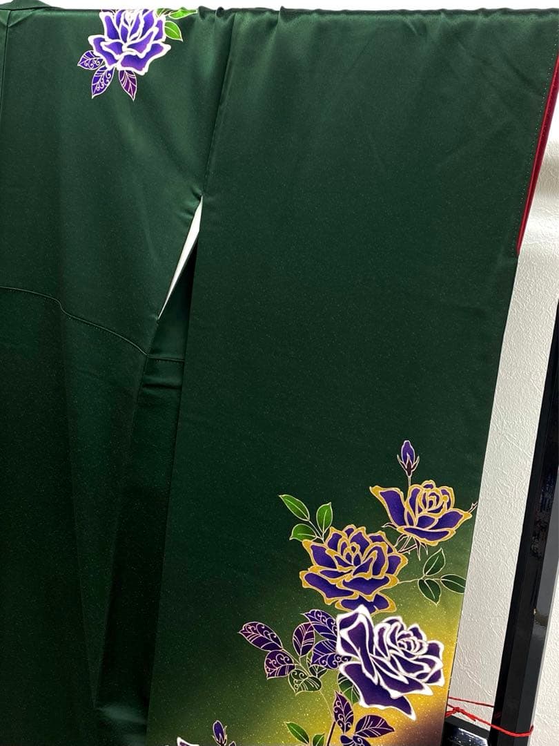 振袖 豪華 型染め モダン 個性的 紋意匠 身丈166cm