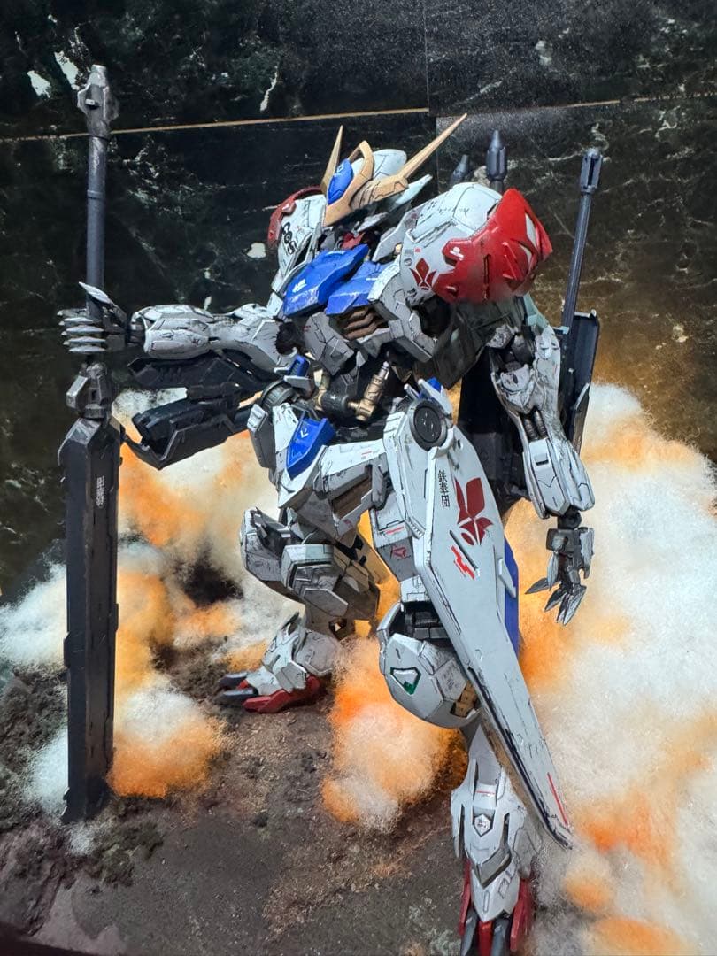 MG ガンダムバルバトスルプス　塗装完成品　ガンプラ　プラモデル