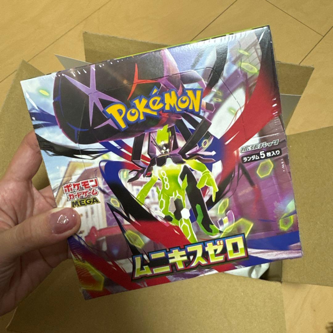 シュリンク付 ポケモンカードゲーム MEGA 拡張パック ムニキスゼロ 1BOX