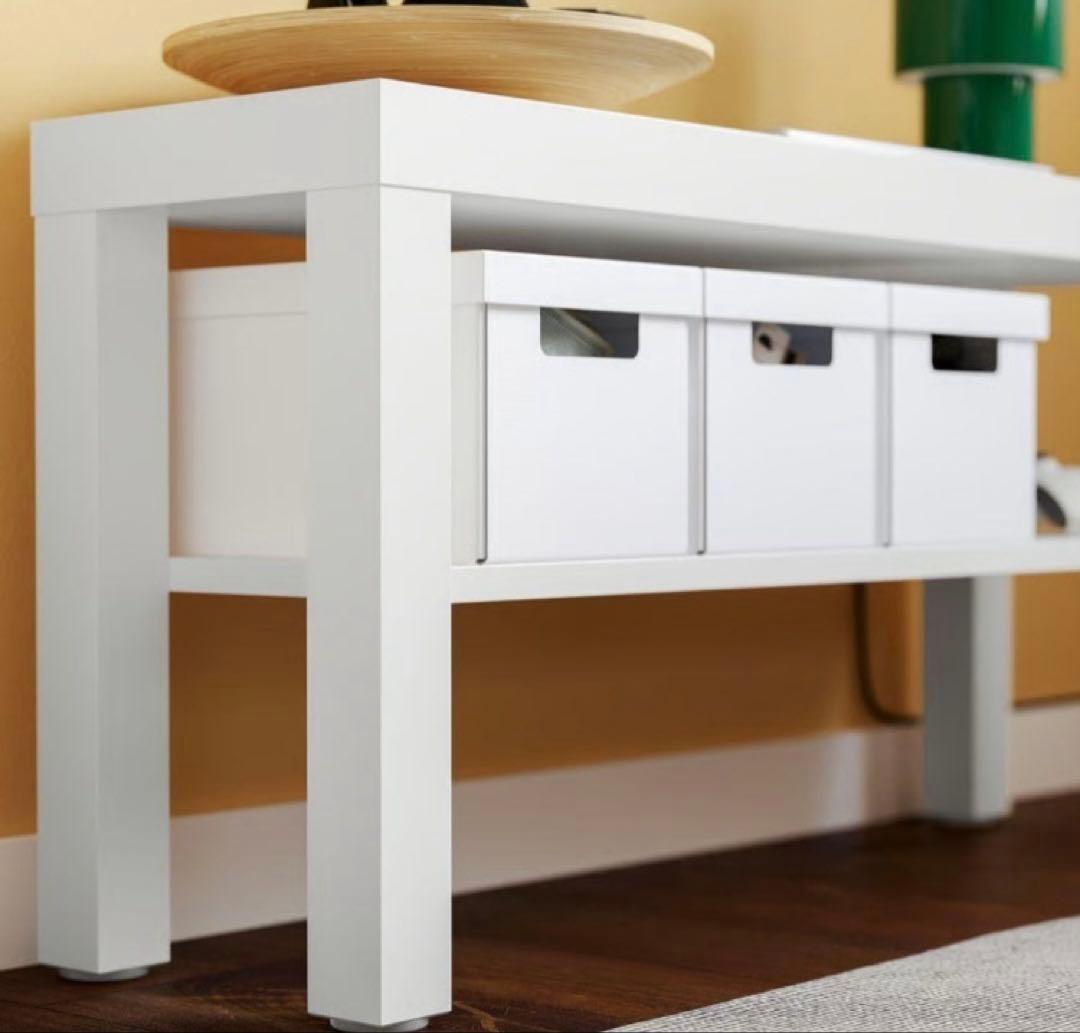 【新品・2個セット品】IKEA LACKテレビ台 サイドテーブル ホワイト