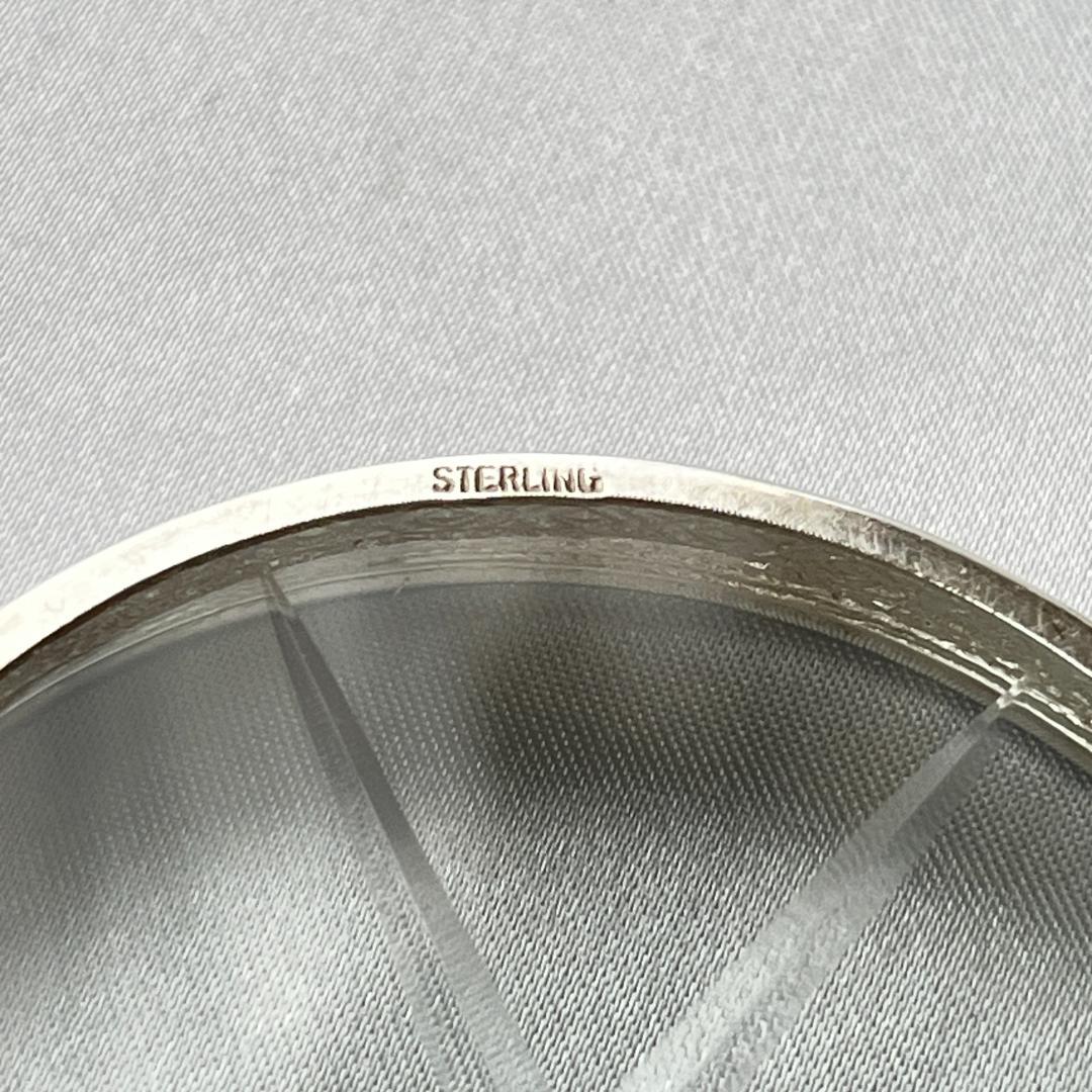 【純銀 / ガラス】ワイングラスコースター 5枚 スターリングシルバー ホルダー