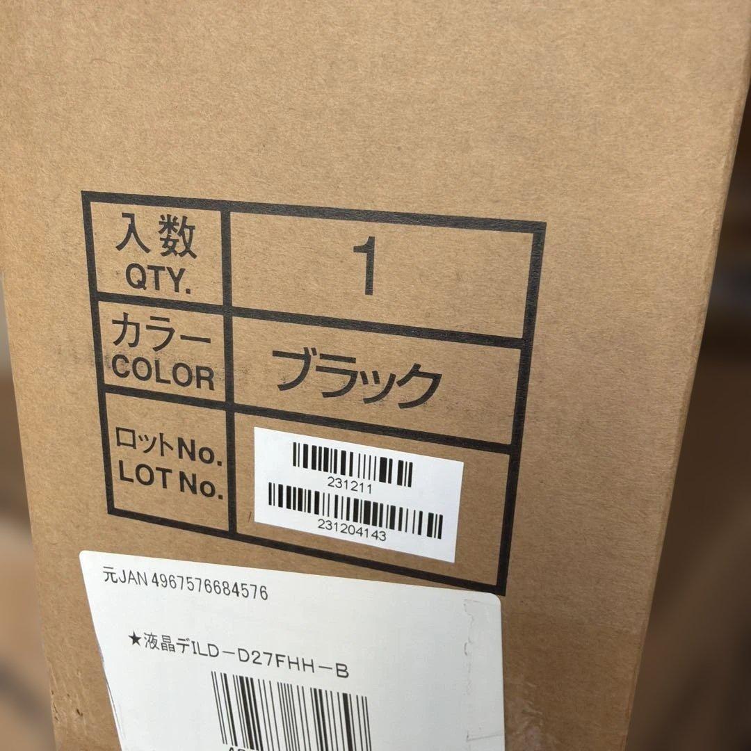 アイリスオーヤマ モニター 27インチ ILD-D27FHH-B