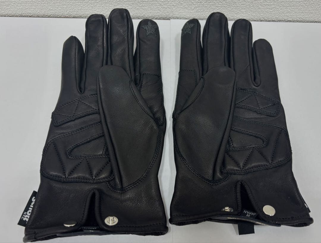 ショット　ワンスタースマホ対応　革手袋　 Lサイズ