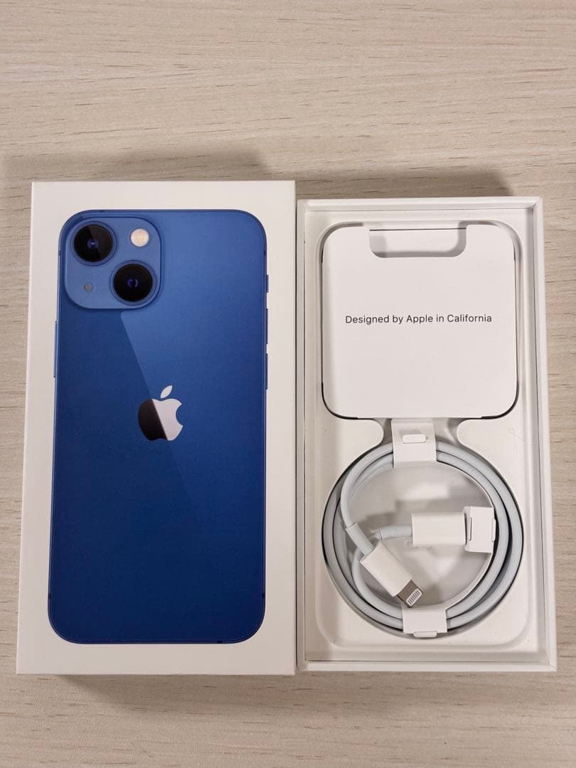 iPhone 13 mini 128GB ブルー　箱付き