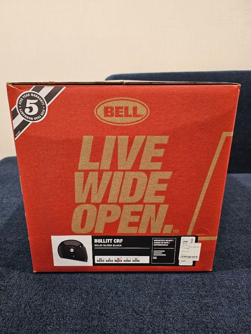 【よし】 BELL BULLITT CRF ソリッドグロスブラックM正規品