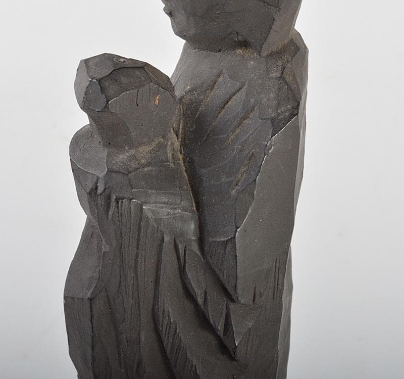 工彫社製　樹脂複製品　円空上人作　木彫十一面観世音菩薩像　共箱 VR4383C