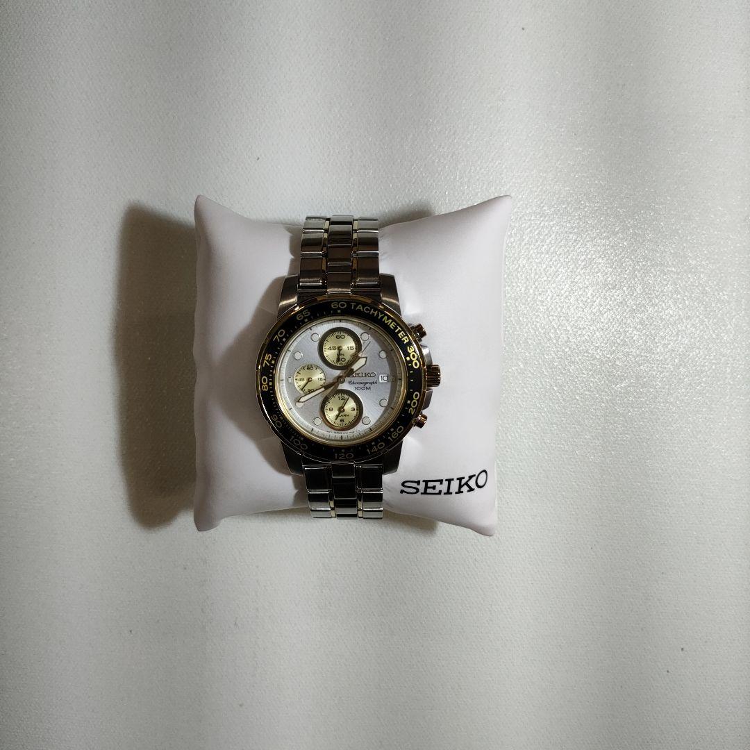 SEIKO タキメーター付き腕時計