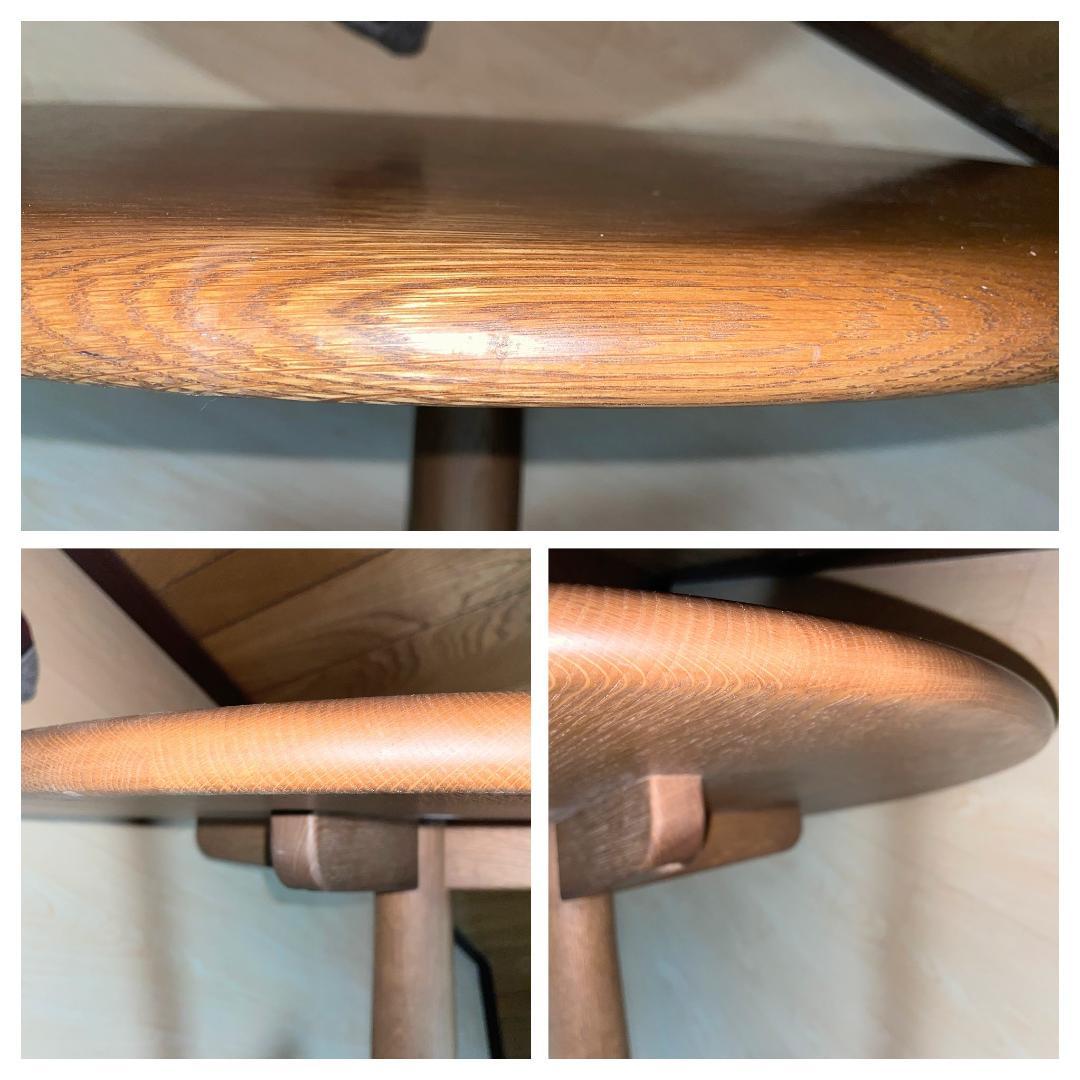 美品！飛騨産業 HIDA HTS2 円卓 丸テーブル 幅80cm 高さ65cm