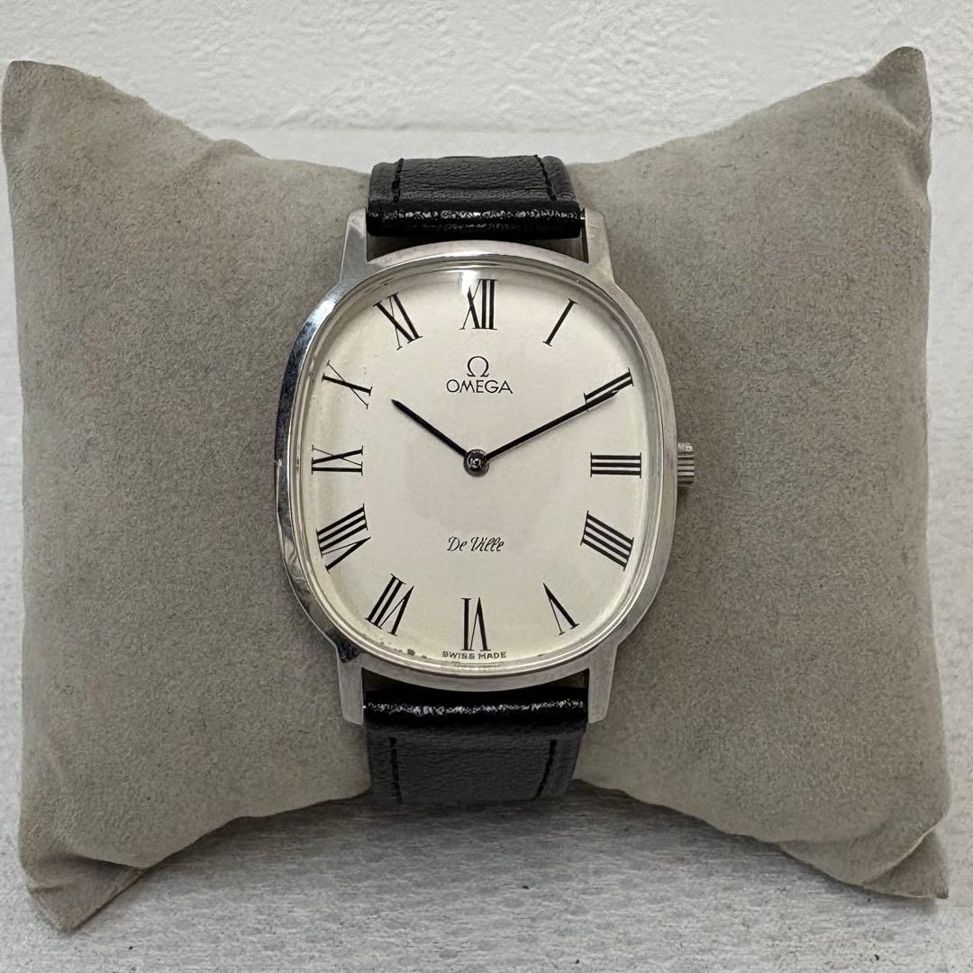 【美品稼動品)OMEGA DE VILLE オメガ デビル 手巻き ローマン文字
