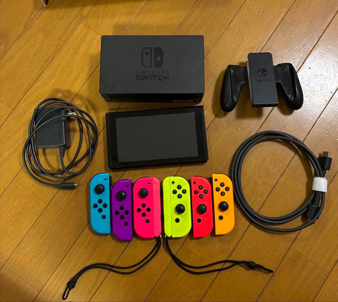 Nintendo Switch 本体 多色 Joy-Con 付