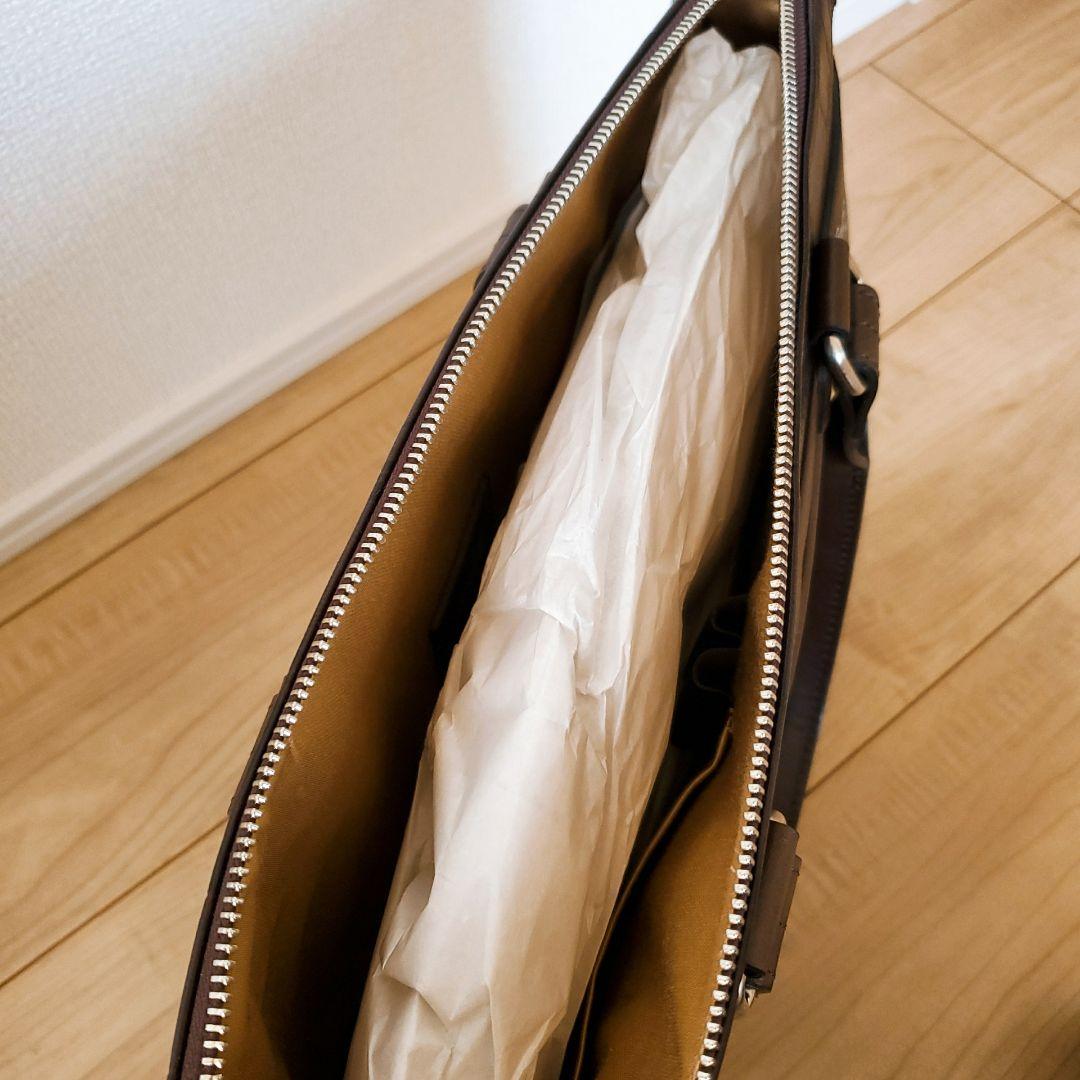 未使用！ KINGZ ブレイン小 (クロコ型押しVer.) 　ダークブラウン