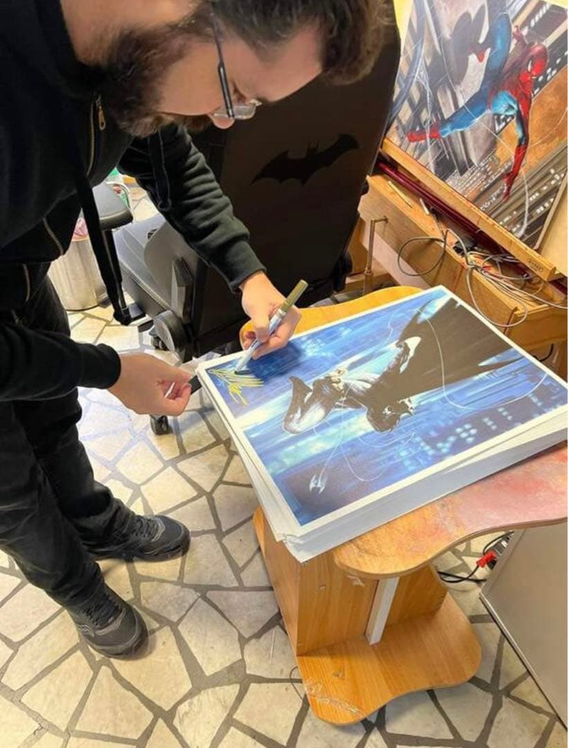 バットマン Gabriel Dell'otto 直筆サイン入り 複製原画