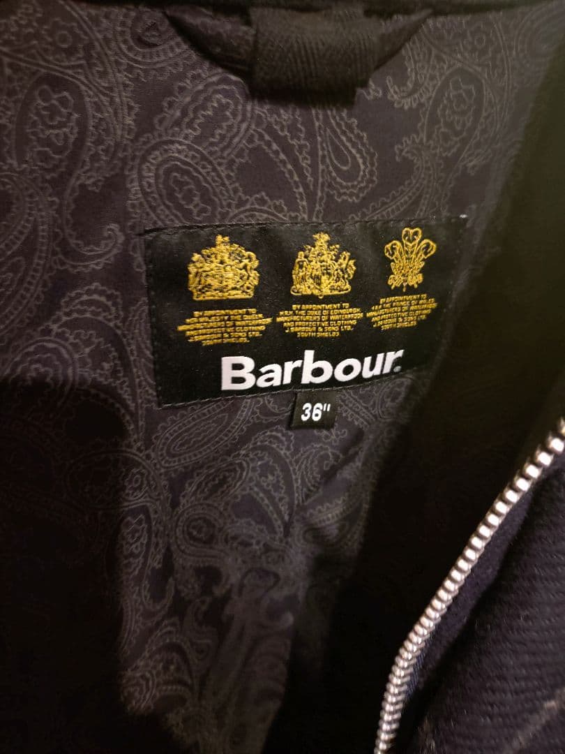 Barbour×BEAMS チェック柄ジャケット 36インチ　バブアー　ビデイル