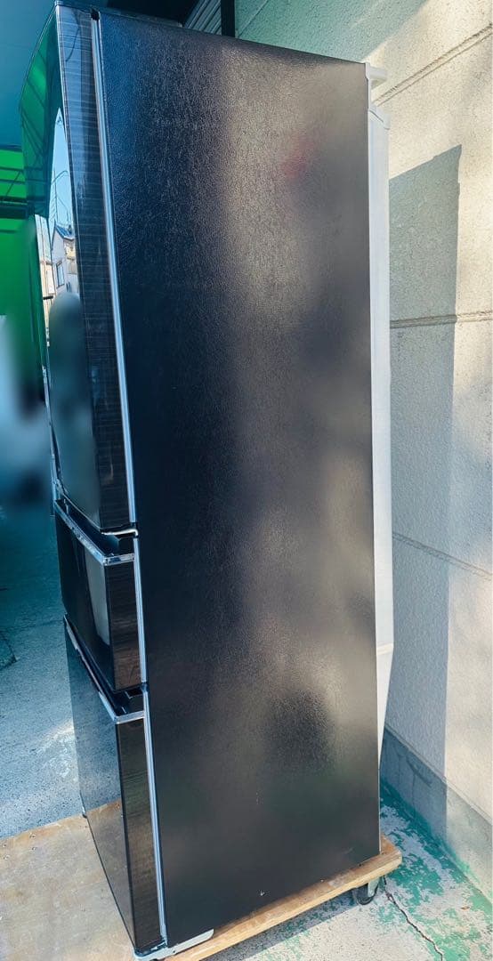 【美品】2017年製　三菱冷蔵庫　木目ブラウン色　MR-CX37A-BR1