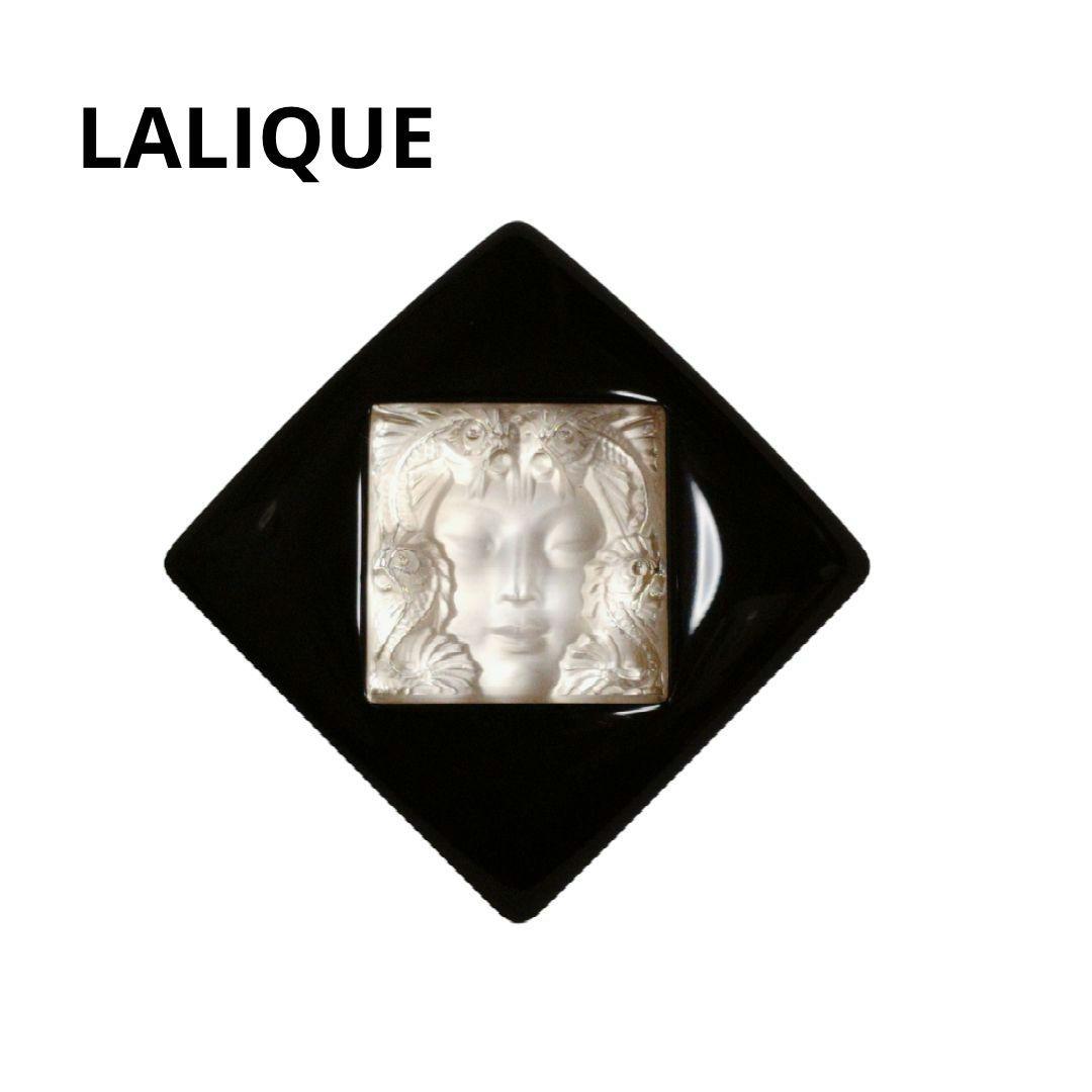 美品　ラリック　ブローチ　アレトゥーズ　女神　クリスタル