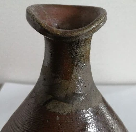 (専用)古唐津　川古徳利(首修理)