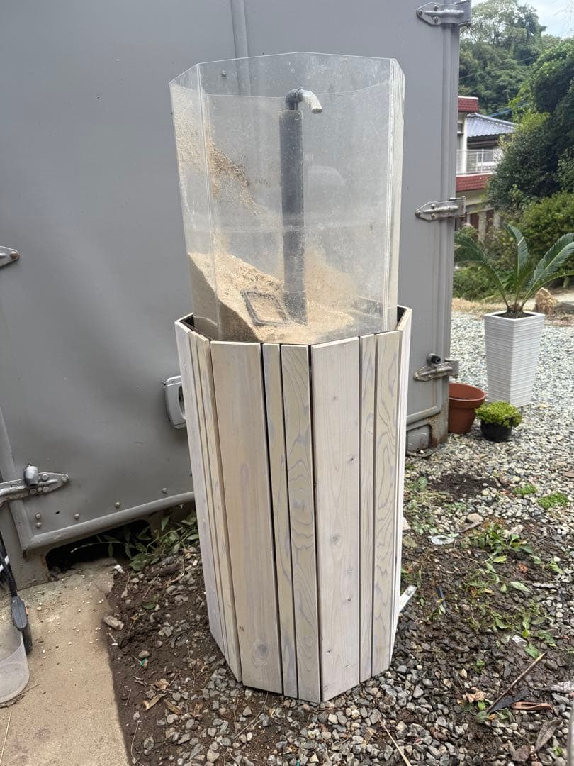 アクリル水槽　自作台　希少な特注八角形