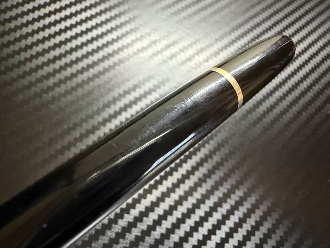 美品 エボナイト芯 モンブラン 144 ブラック 全金 F 細字 万年筆