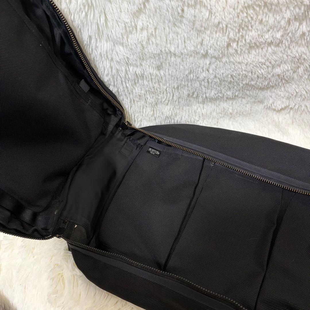 【19日まで】ポーター　ヒート ビジネスバッグ　2way 2層 A4可 ブラック