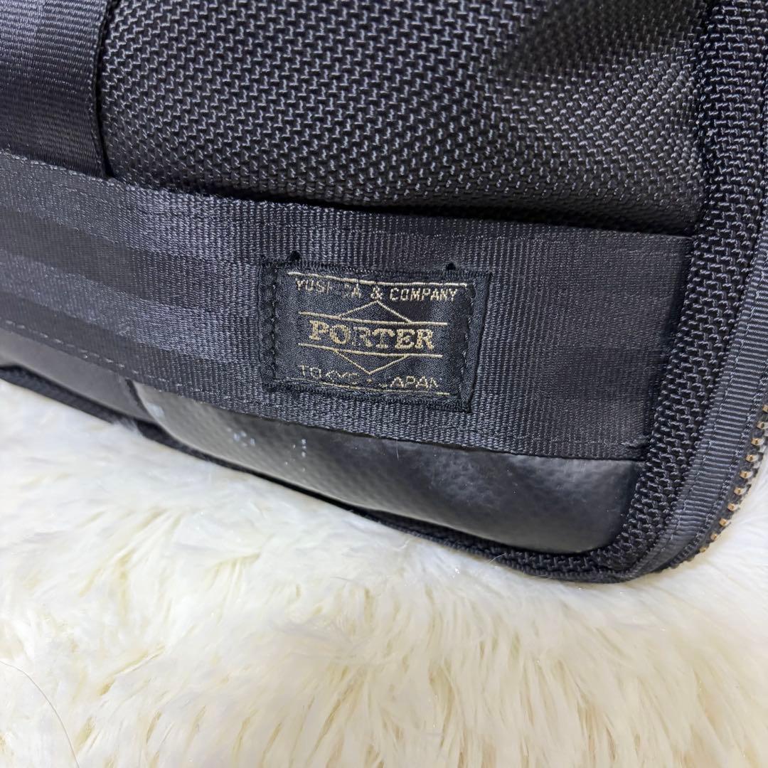 【19日まで】ポーター　ヒート ビジネスバッグ　2way 2層 A4可 ブラック