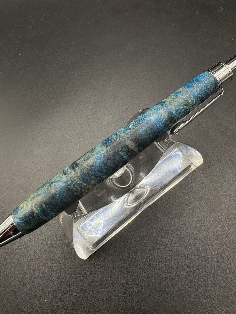 508 スタビライズドウッドバーチバール　木軸シャーペン　ボールペン