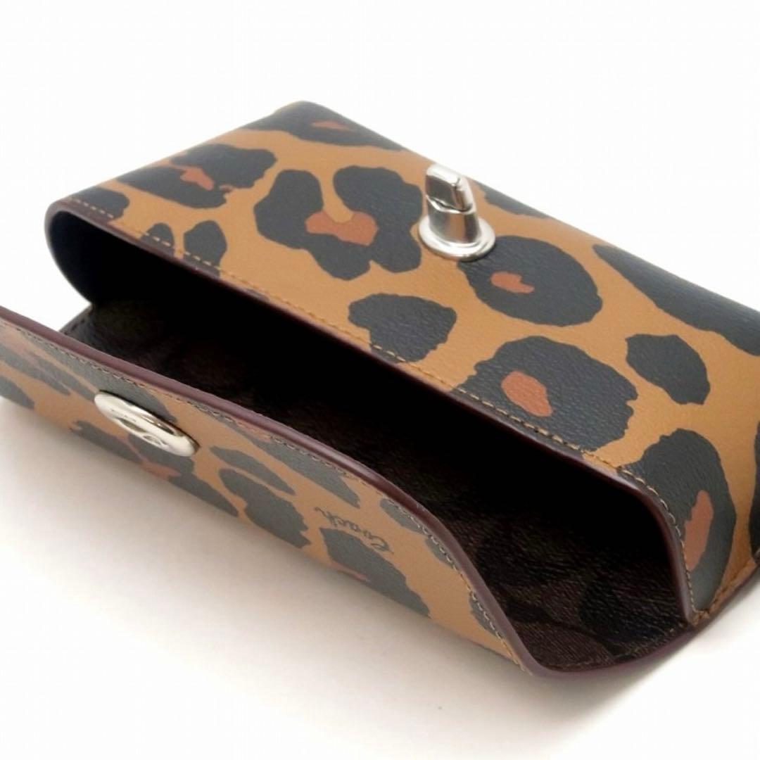 限定値下✨新品✨コーチ　サングラスケース　メガネ　アイウェアケース　レオパード