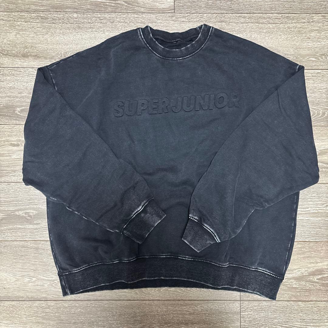 SUPER JUNIOR ブラック スウェット