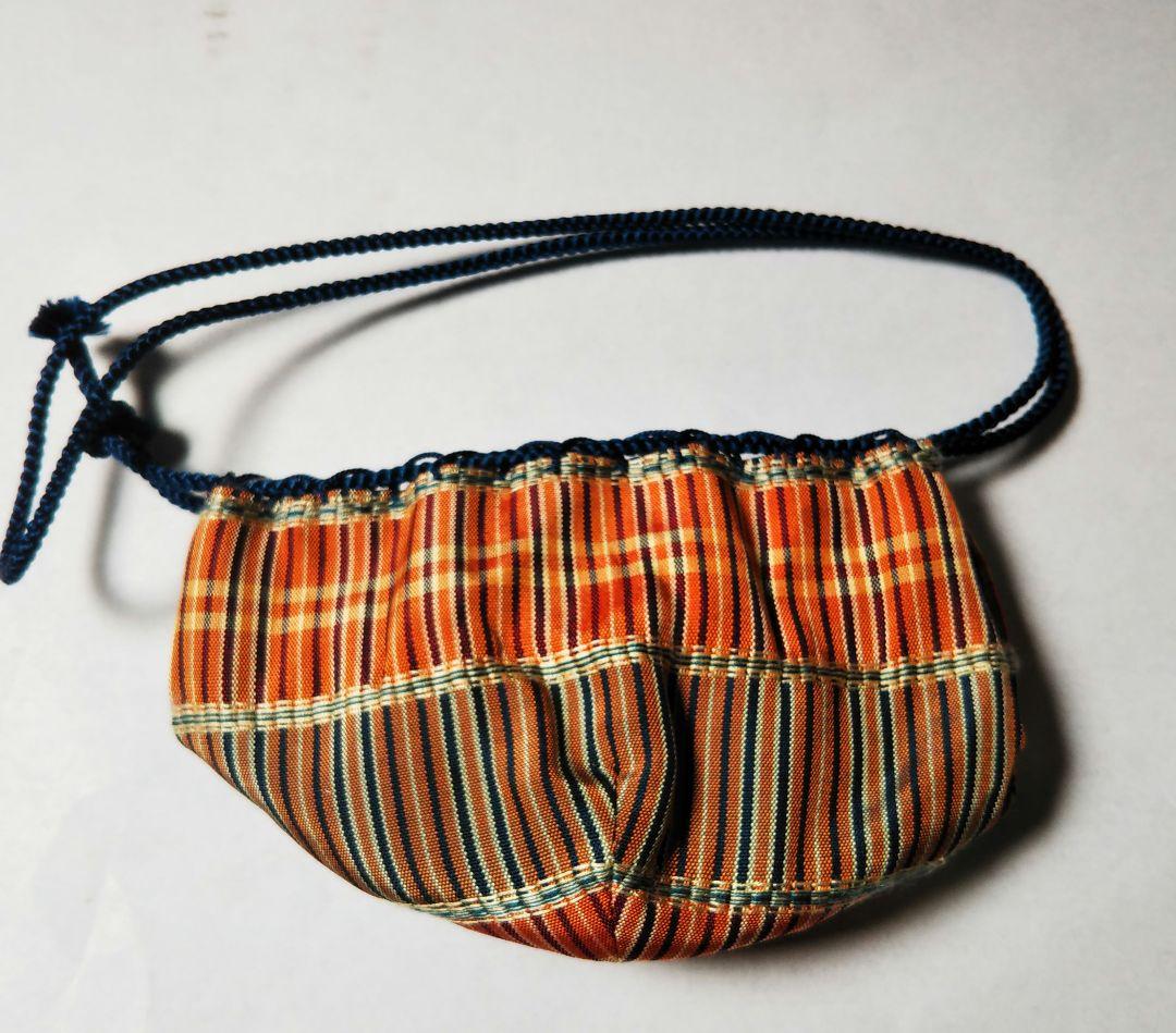 茶道具 茶入 大海 長緒 名物裂 弥左衛門間道 新品