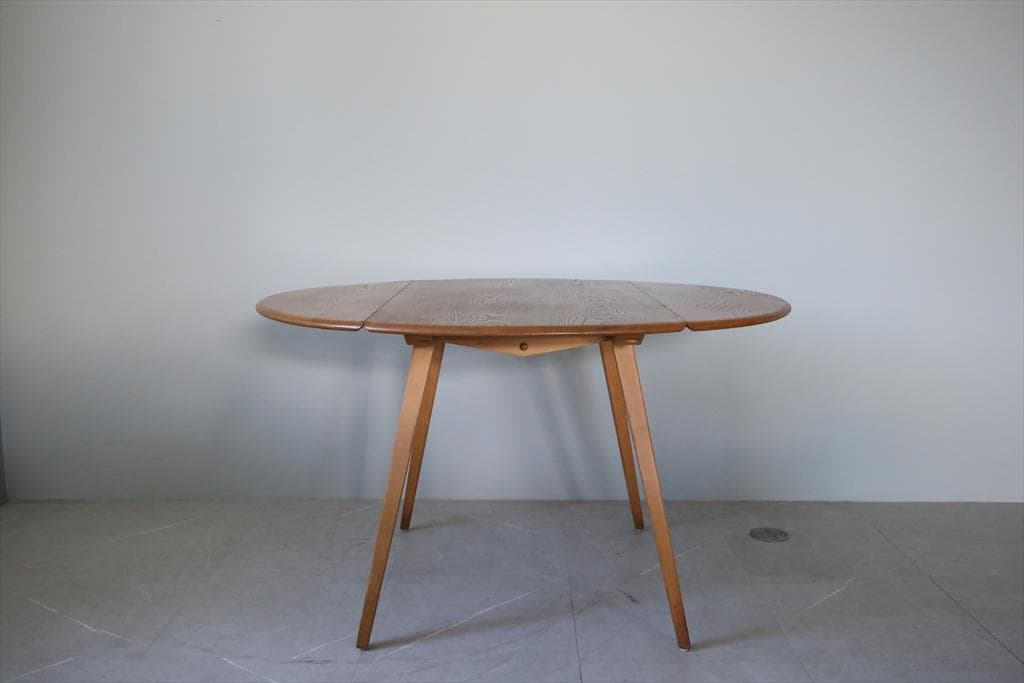 英国アンティークアーコールドロップリーフテーブル/ダイニング机(84-312)