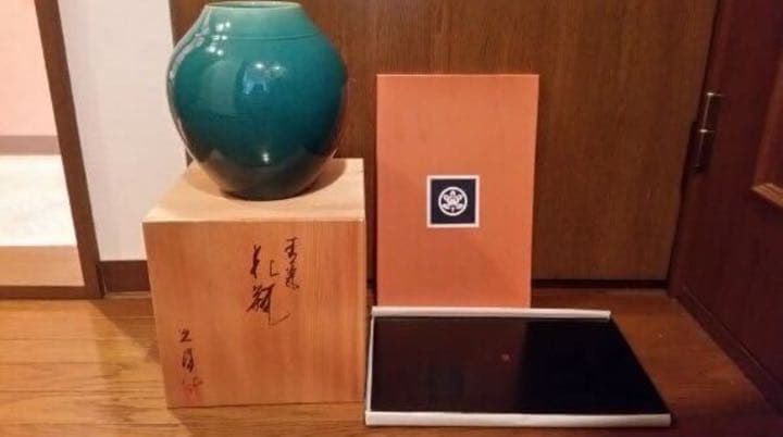 久月花瓶とたち吉花台