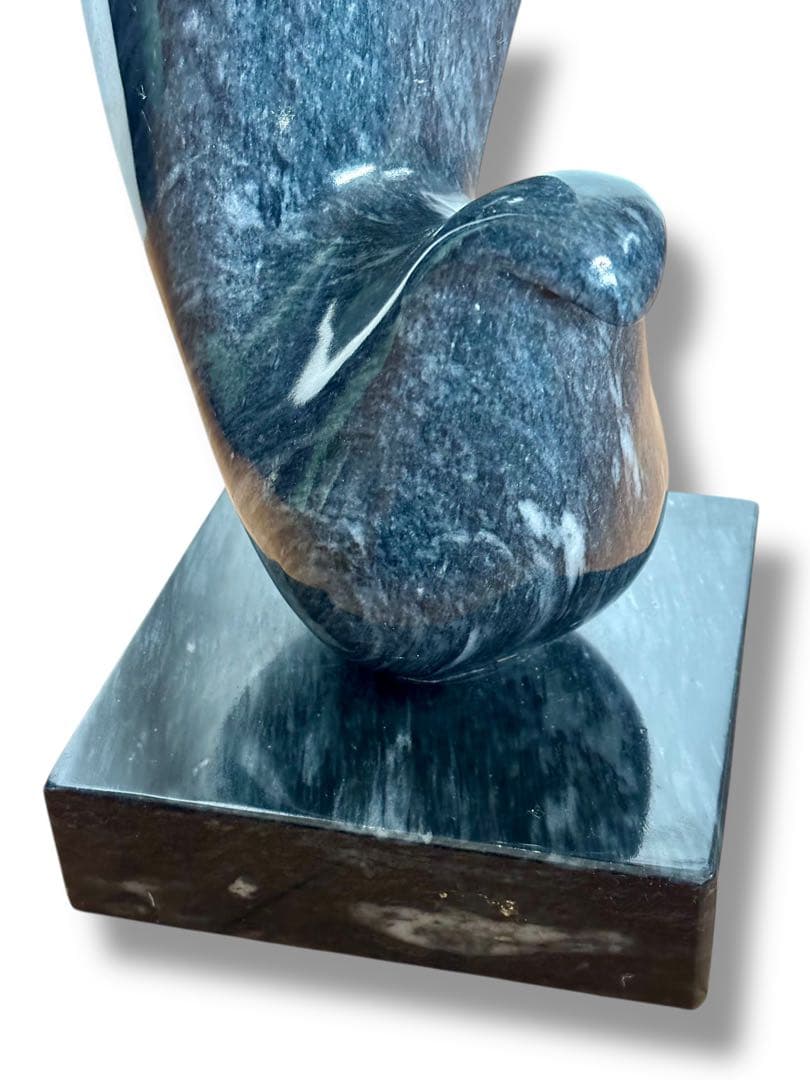 #大理石 鳥モチーフ彫刻 オブジェ