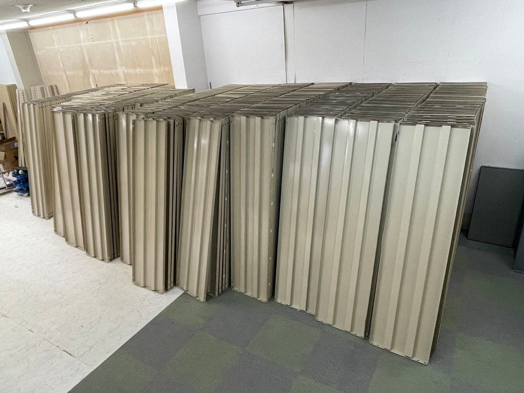 スチールラック 180×45×180 5段 ベージュ 1台分 福井県引き取り限定