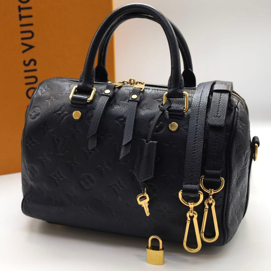 【美品❗✨】 ヴィトン モノグラム　アンプラント スピーディ25　バンドリエール