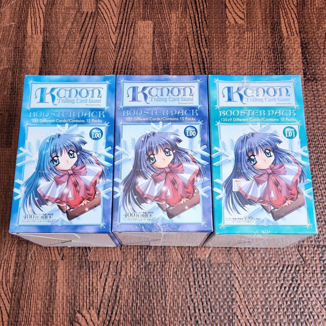 Kanon トレーディングカードゲーム 3BOXセット【未開封あり】
