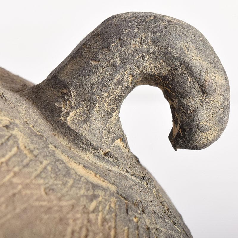 朝鮮美術　須恵器　新羅土器　新羅無細土　壷　　V　R8559