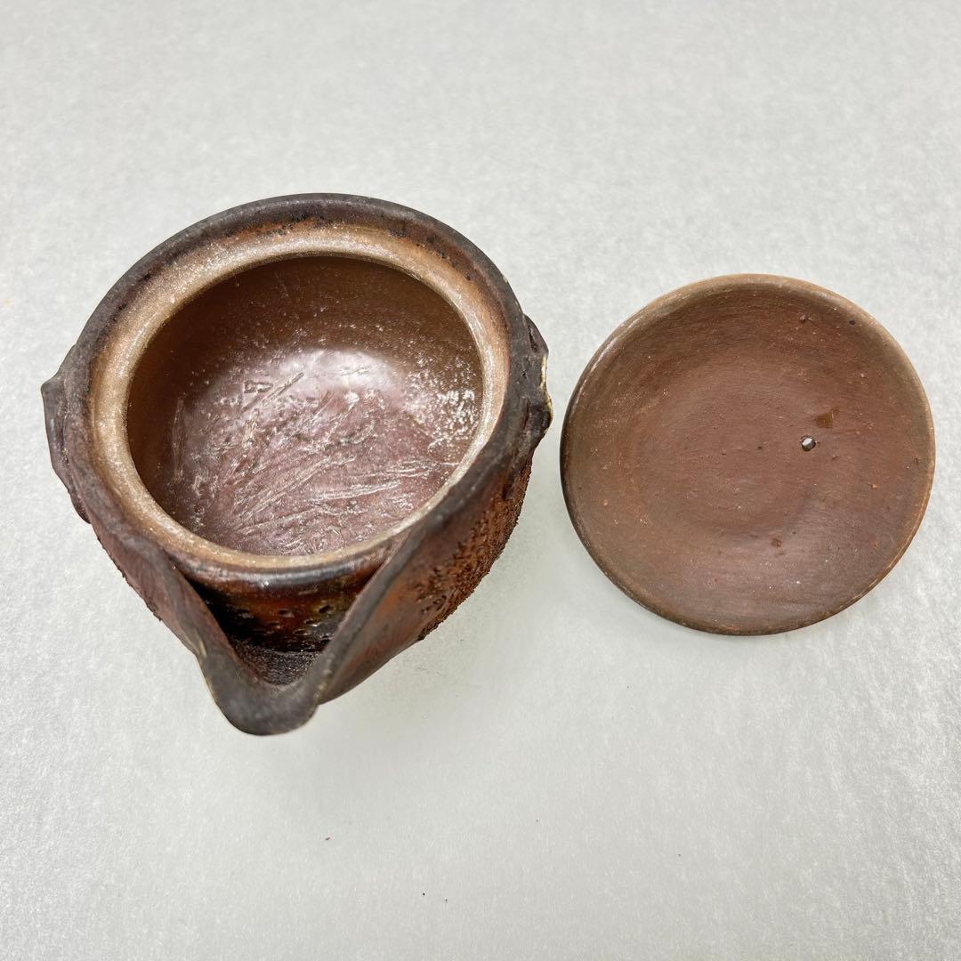 石田安弘 備前焼瓢宝瓶 般若心经人気作者 急須 茶注 煎茶 茶道具