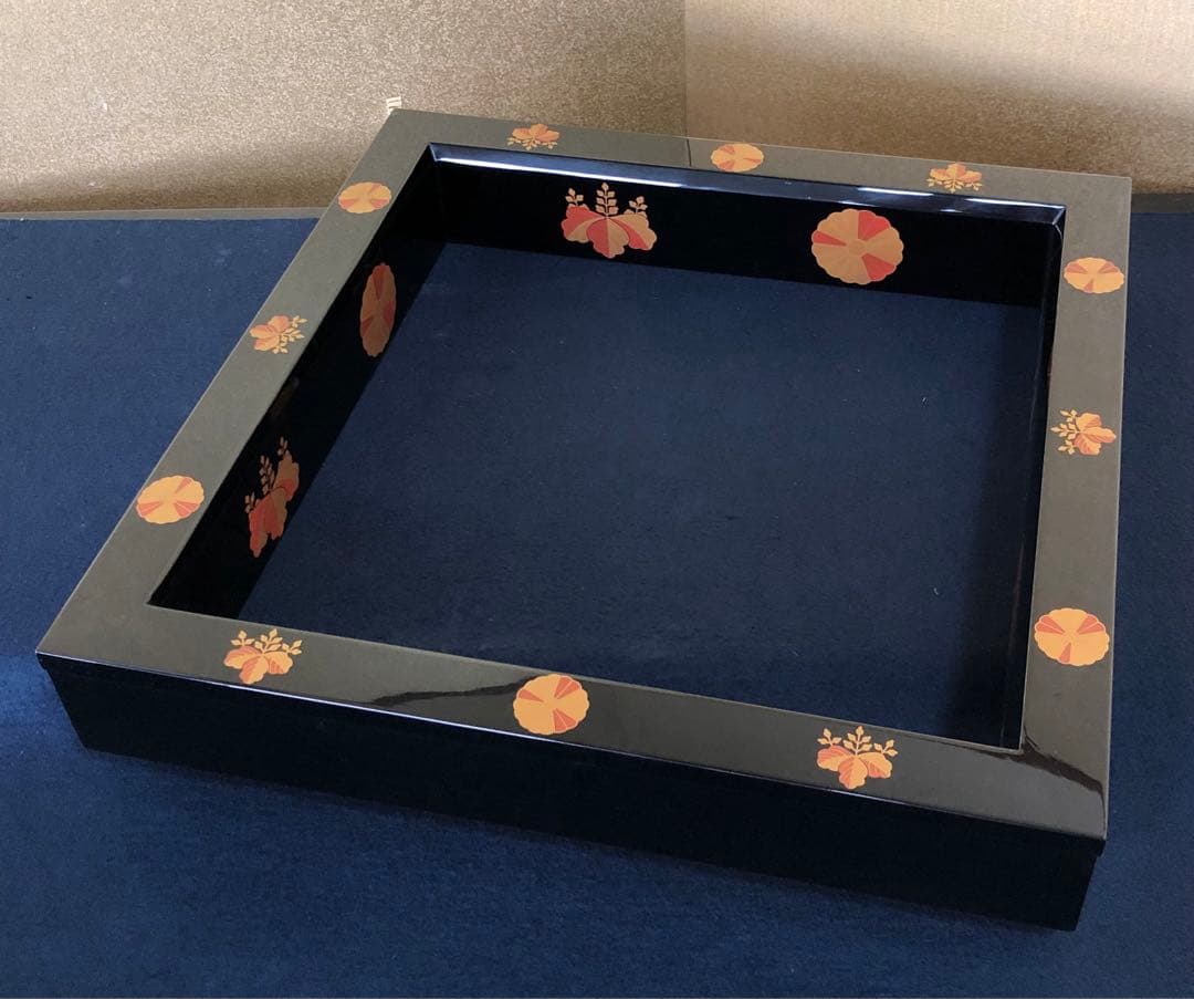 割引❗️《R》輪島塗 高台寺蒔絵 炉縁 宗樹造 共箱　251022い5