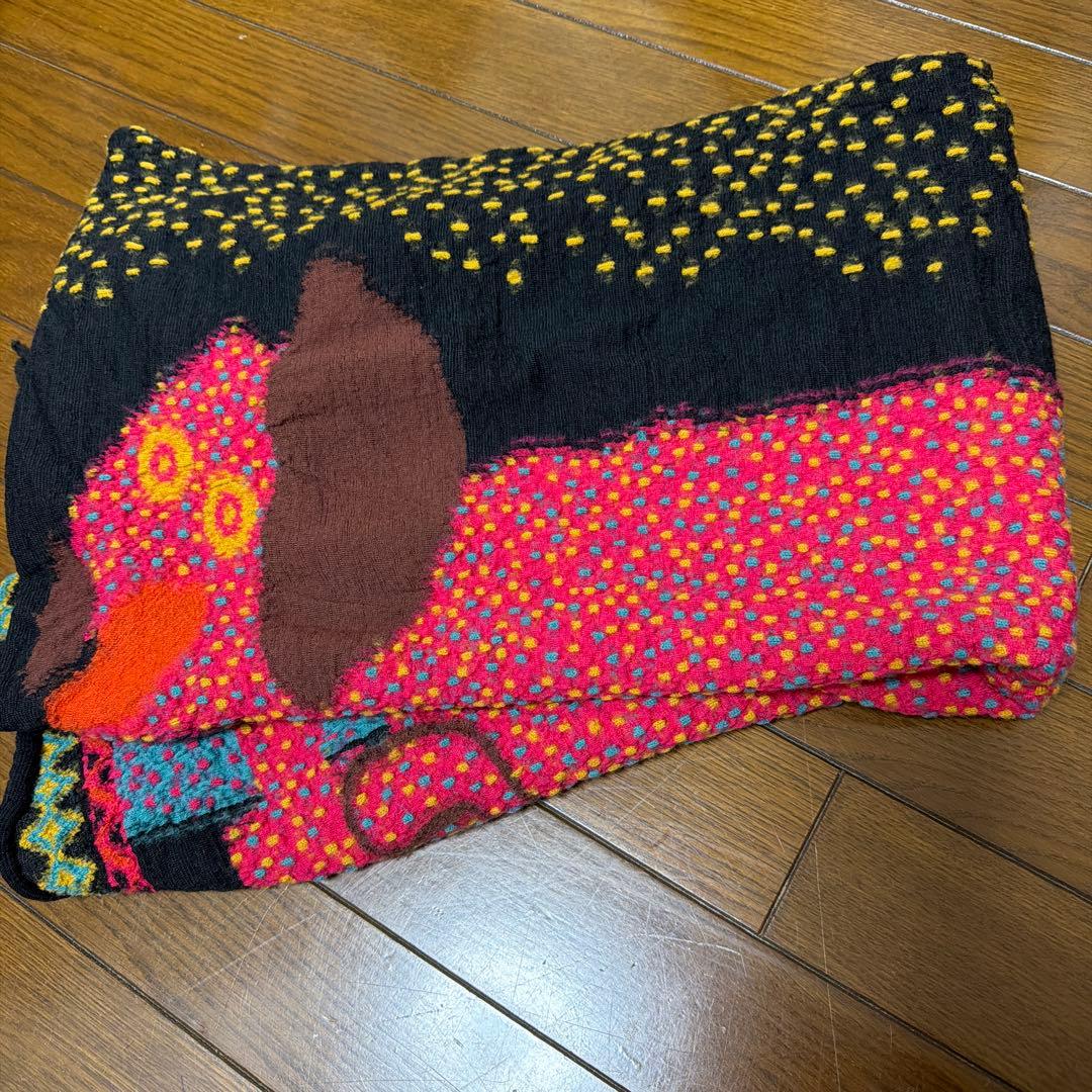 KAPITAL キャピタル　 縮織ウールDOSダックスマフラー