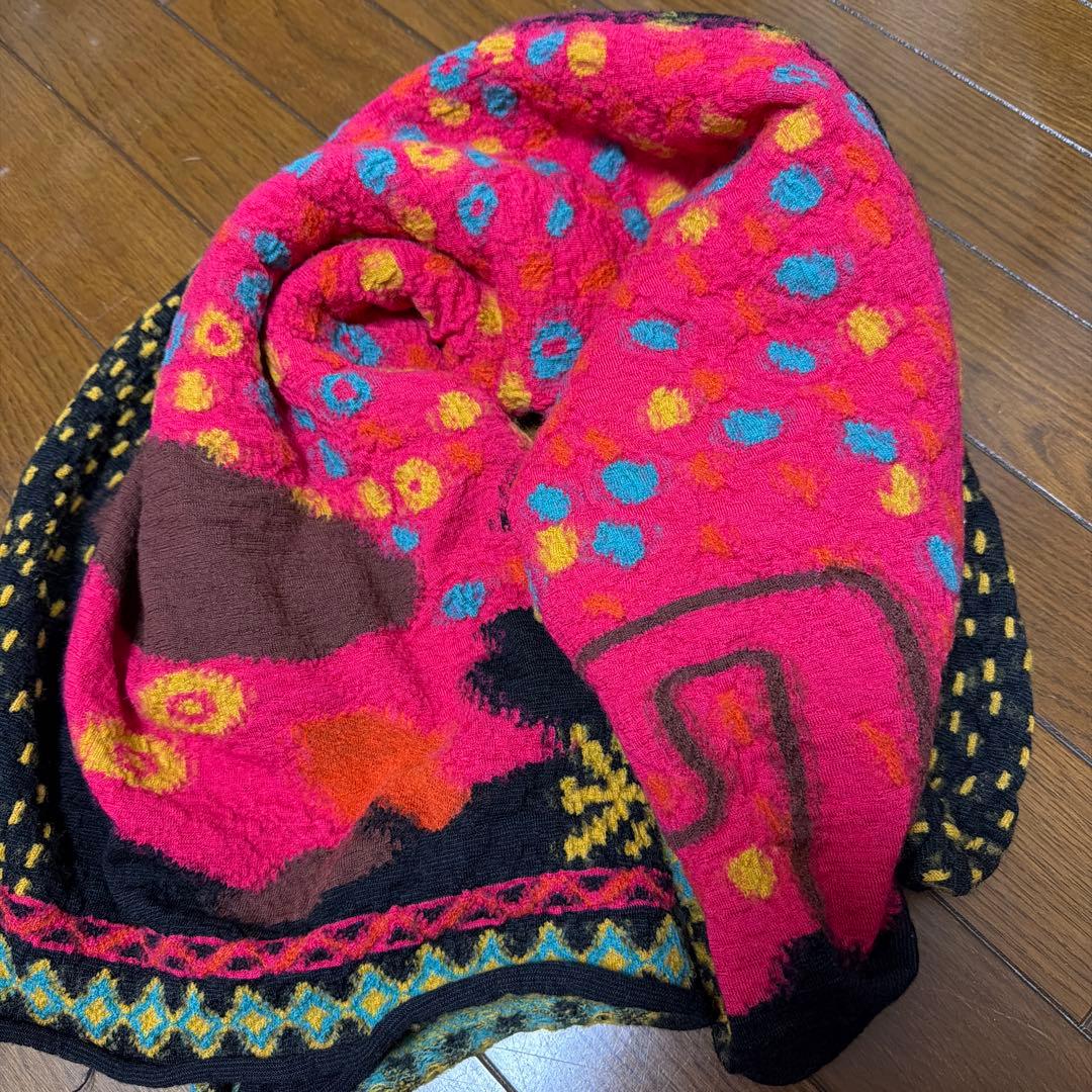 KAPITAL キャピタル　 縮織ウールDOSダックスマフラー