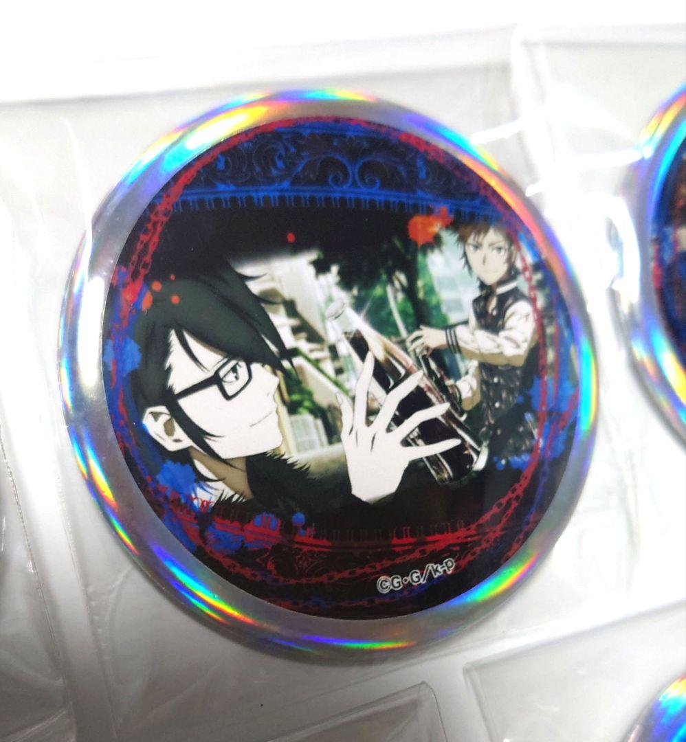 八田美咲　伏見猿比古　キラキラ缶バッジ　アニメK　缶バッジ