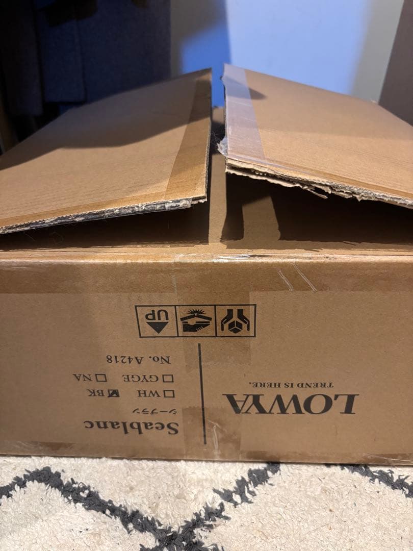 【新品未使用】 LOWYA シーブラン ブラック 8畳 土日まで値下げ