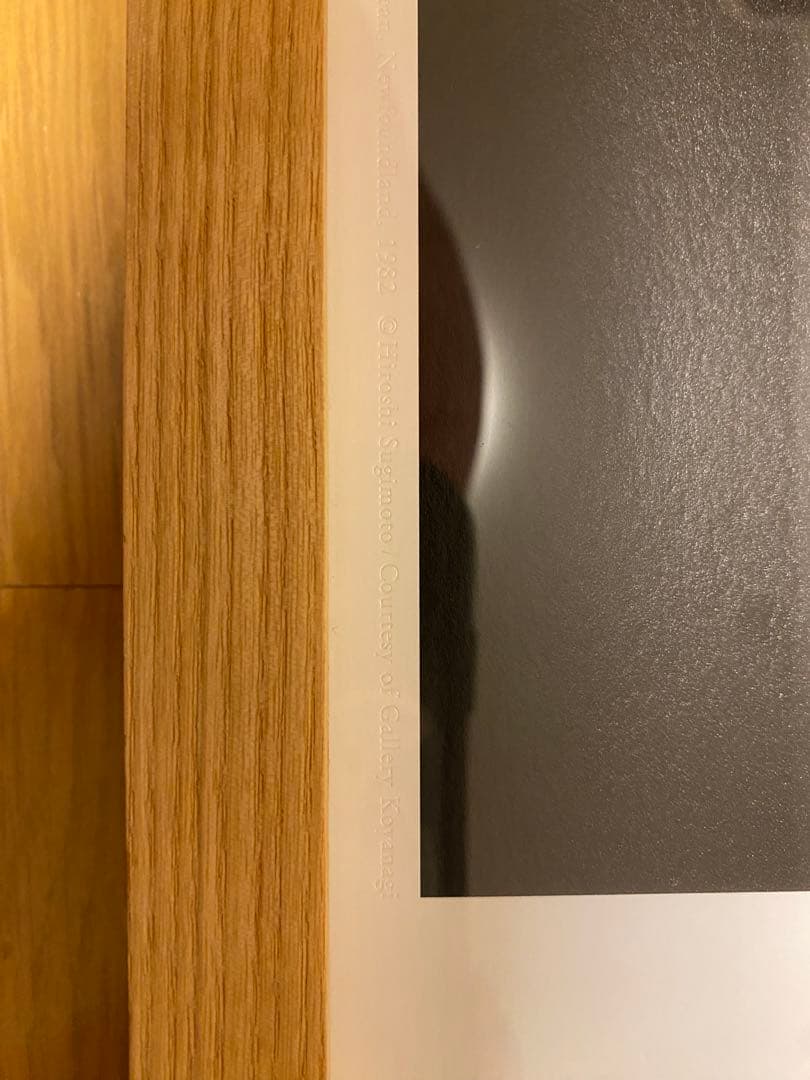 杉本博司 HIROSHI SUGIMOTO ポスター　REVOLUTION 額付