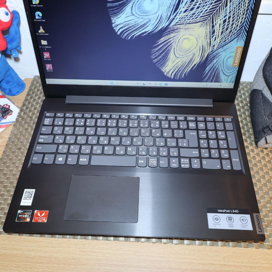 専用Win11公式対応Ryzen5/メ8G/SSD/DVD/FHD/無線/カメラ